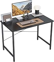 Vista 1 de CubiCubi Escritorio para computadora, escritorio pequeño de oficina en casa de 40 pulgadas, mesa de PC de estilo moderno y simple para el hogar