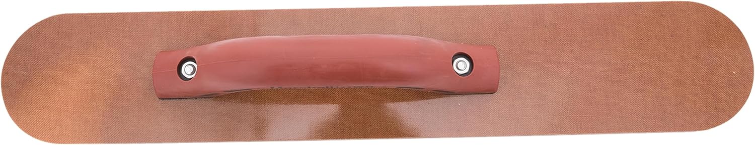 MARSHALLTOWN 18 Inch Round Resin Concrete Hand Float, DuraSoft Handle, Made In The USA, 4498RD