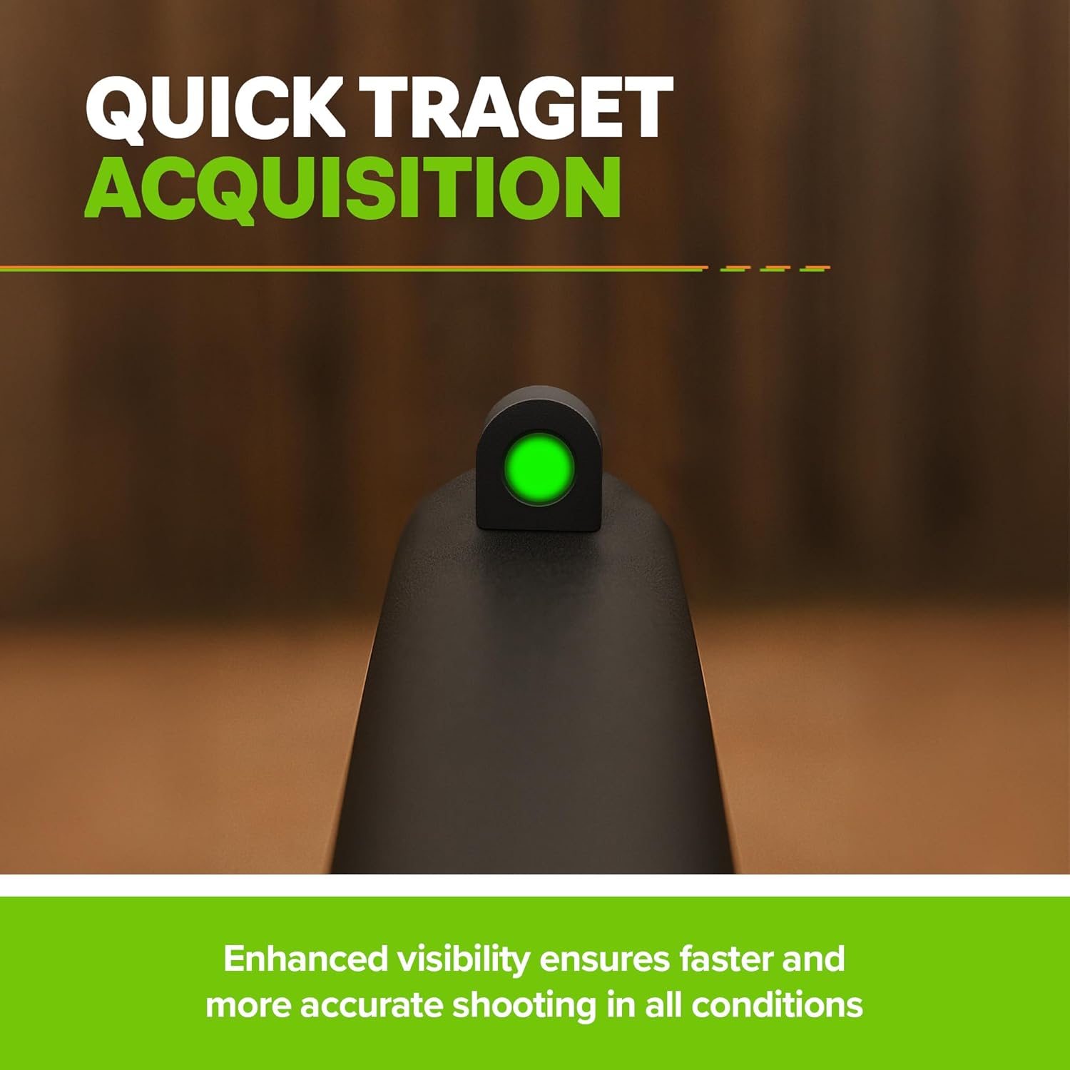 Meprolight Tru-Dot Mossberg M590 Ghost-Ring Green Fixed Shotgun Front Sight (1385013101)