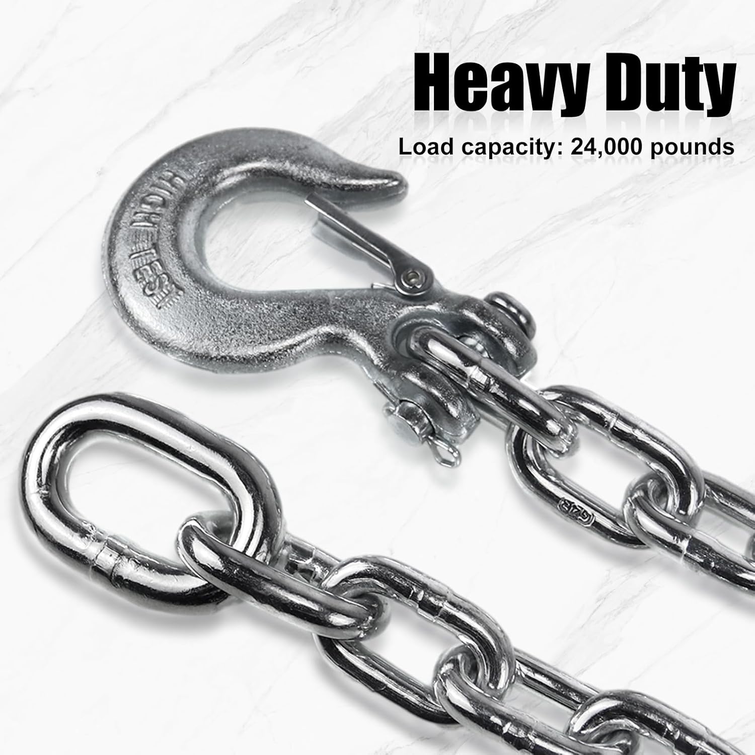 RULLINE Trailer Ultimate Connection Safety Chains Kit - 5th Wheel & Gooseneck | High-Strength Material, Suitable for Various Trailers | Easy Installation, Ideal Choice for Trailer Enthusiasts - Image 3