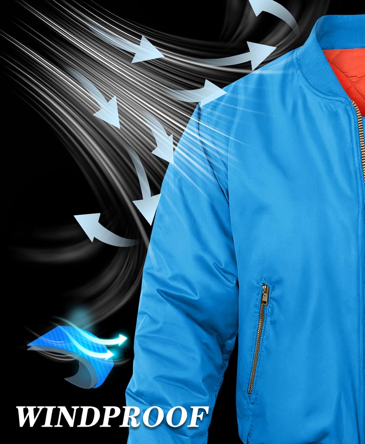 MAGNIVIT Men's Bomber Jacket Casual Fall Winter Military Jacket and Coats Outwear - Image 3