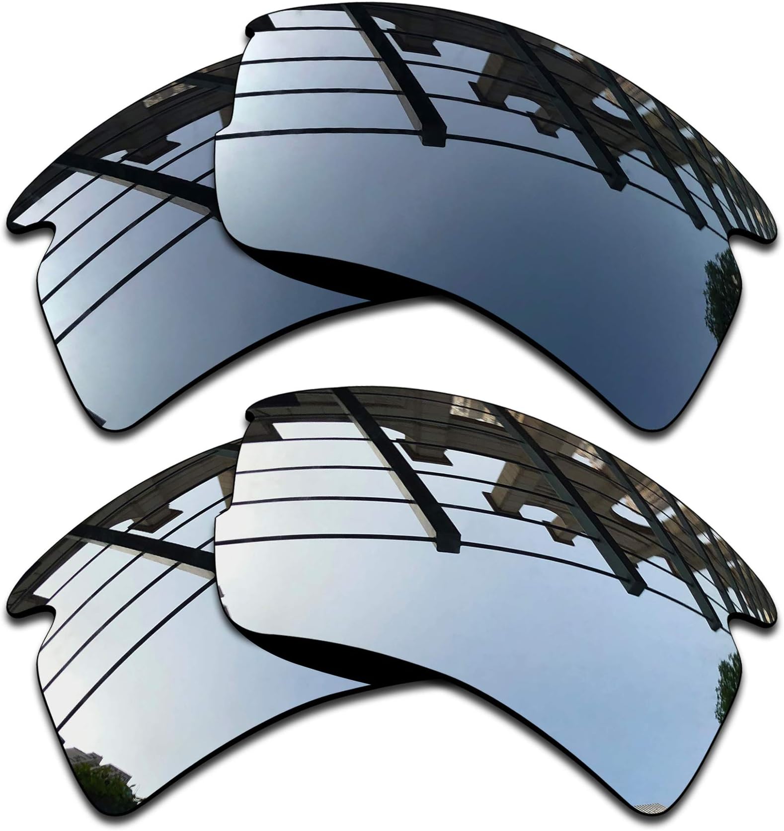 Premium Polarized Mirror Replacement Lenses for Oakley FLAK 2.0 OO9295 sunglasses