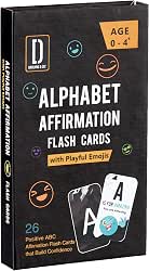 Darlyng & Co.'s Modern Alphabet Affirmation Flash Cards for Kids