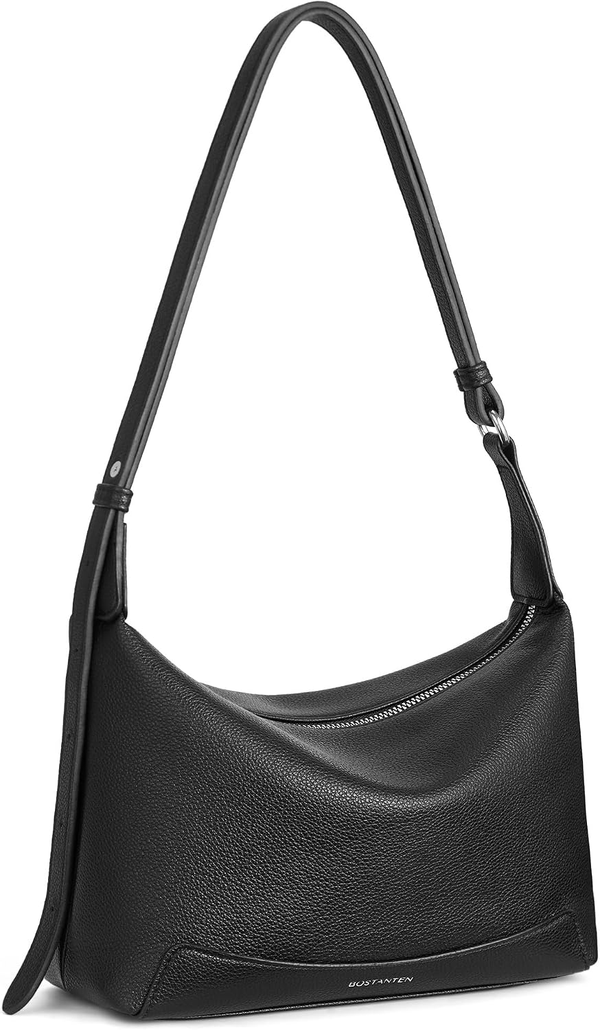 BOSTANTEN Crossbody Purse for Women Small Shoulder Bag Soft Suede and Pebbled Vegan Leather Hobo Bags with Adjustable Strap