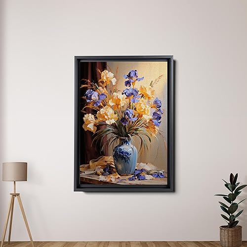 Miniatura 3 de Provence Blooms, Acrylic Iris Prints, Captivating Canvas Wall Art Celebrating the Beauty of Flowers, Wall Art, Art Decor