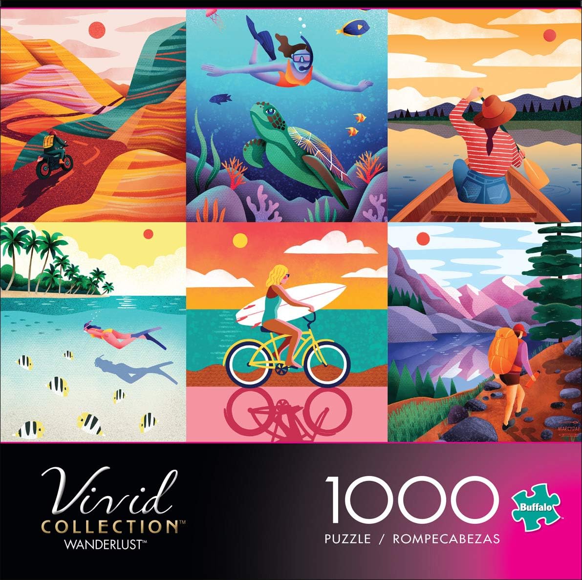 Buffalo Games - Wanderlust - 1000 Piece Jigsaw Puzzle