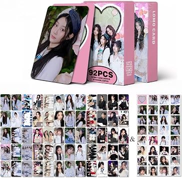MXP ILLIT 60 Pcs Postcards + 32Pcs stickers 'GLLIT' Cards MOKA WONHEE IROHA YUNAH Photo CardsI''ll like you