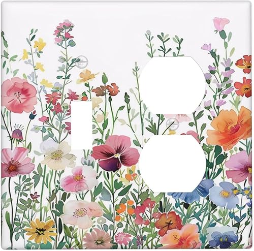 Miniatura 127 de Placa de pared de doble palanca de 2 cuadrillas con diamantes brillantes con diamantes, bonito ojo fucsia, placa frontal decorativa para dormitorio