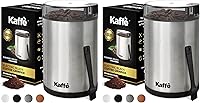 Vista 8 de Kaffe - Molinillo eléctrico de café con rebabas (5.5 onzas) con ajustes de grosor ajustables, rebabas planas, [nuevo motor mejorado], molinillo
