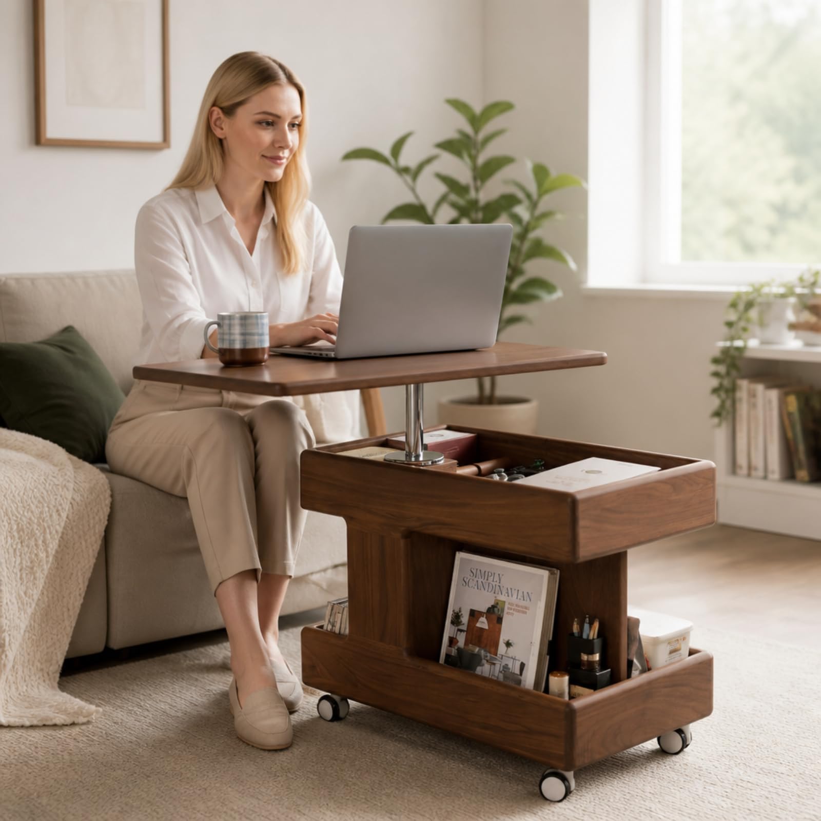 Amazon.com: 100% Solid Wood Lift Top Coffee Table with Storage