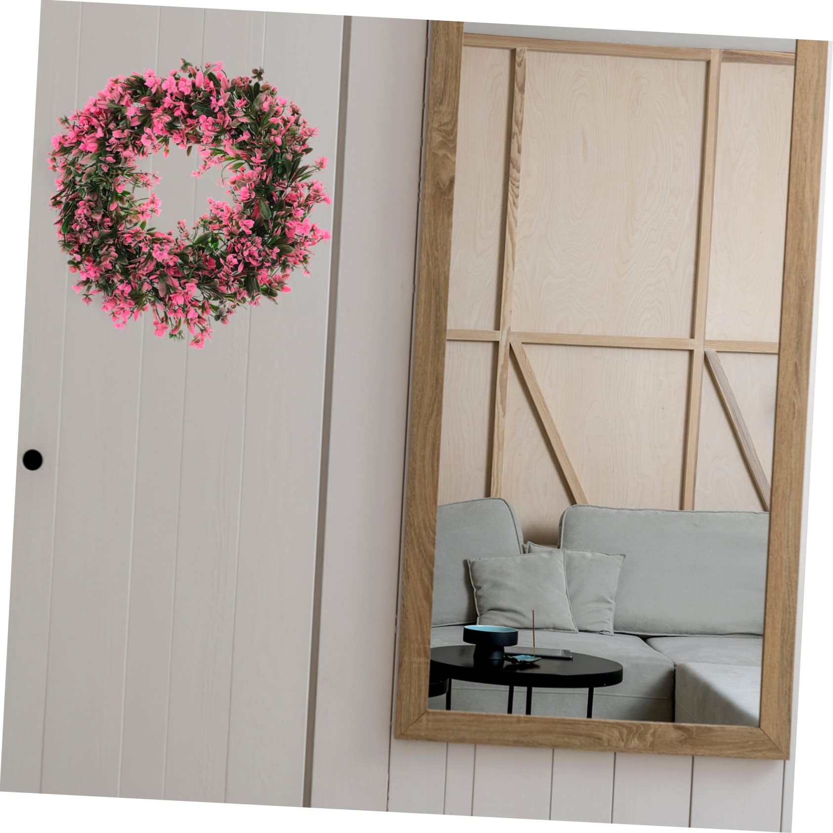 Toyvian Ghirlanda Artificiale Phalaenopsis Decorazione per Adornamento Festivo e Resistente Atmosfera e Accogliente