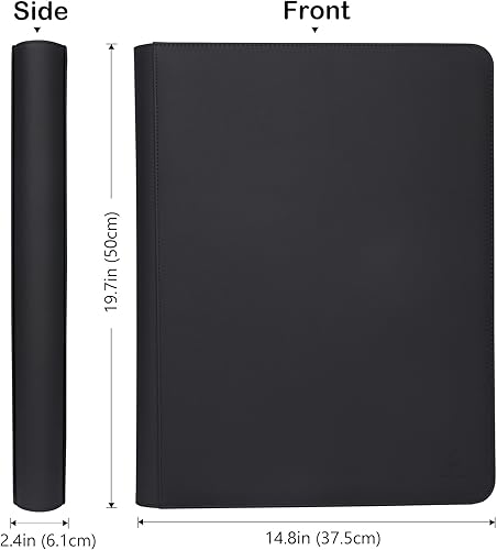 Miniatura 7 de Rayvol Carpeta de 16 bolsillos con capacidad para 512 cargadores superiores de 16 bolsillos para almacenamiento de tarjetas, 500 bolsillos de doble