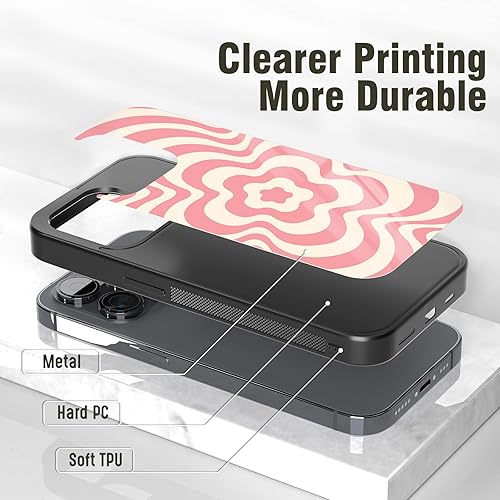 Miniatura 9 de Fundas para teléfono con estampado de flores, dulces coloridos para niñas, diseño estético kawaii, protección antideslizante para iPhone 11, 12, 13,