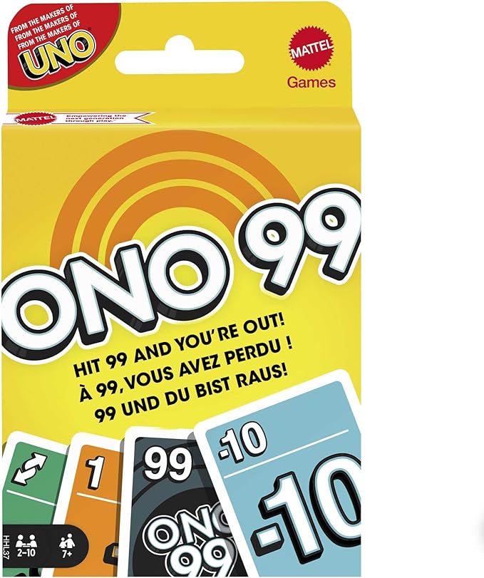 Mattel Games ONO 99 Card Game from Makers of UNO Game for
