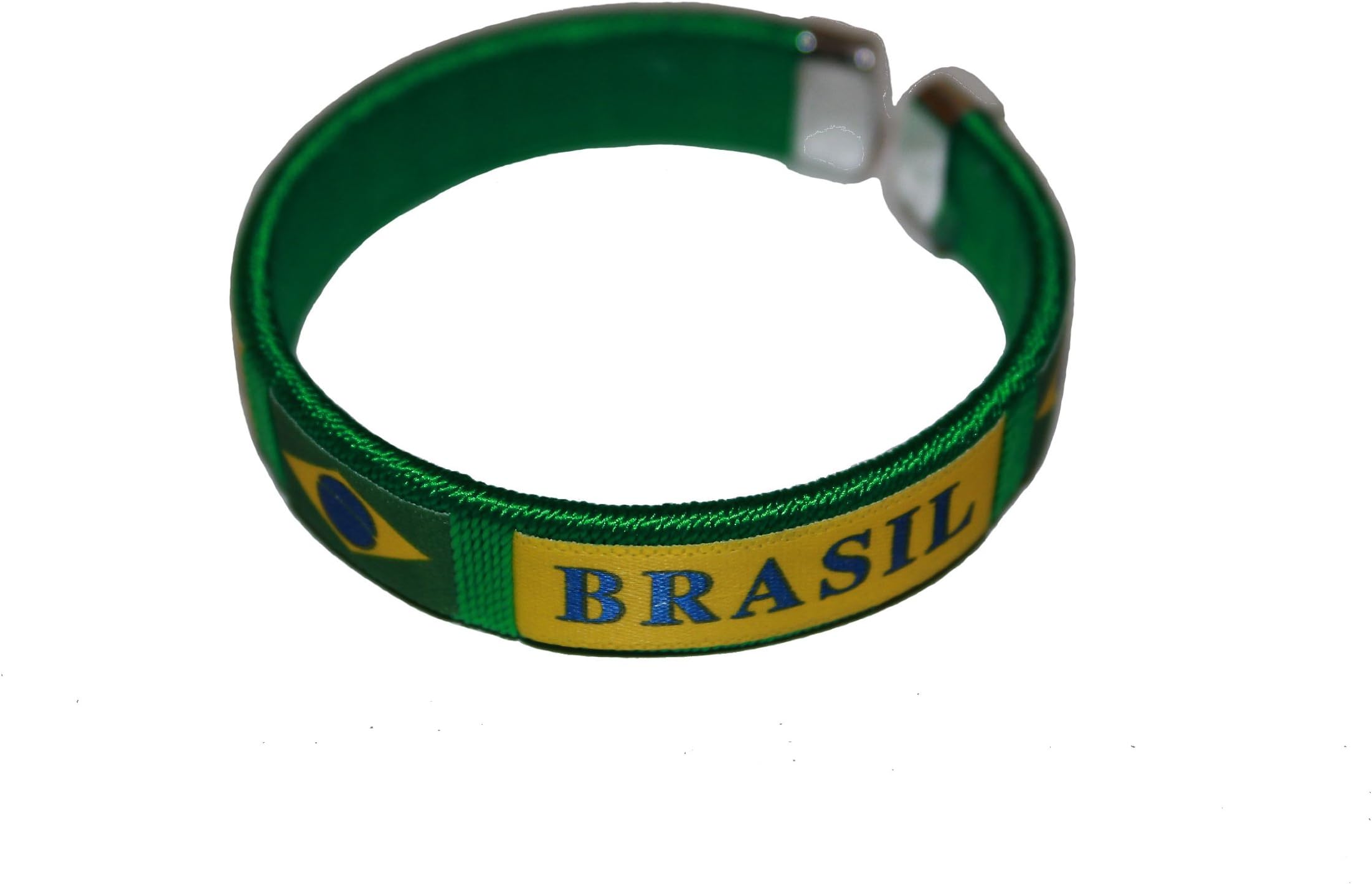 SUPERDAVES SUPERSTORE Brasil Brazil Green Country Flag C' Bracelet Wristband FOR ADULTS & TEENS... New
