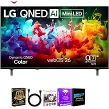 LG 85" QNED75B Mini LED Smart TV Bundle with HDMI & CPS Plan