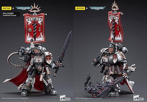 Miniatura 5 de JOYTOY 1/18 Figuras de acción Warhammer 40k Mecha Grey Knights Castellan Crowe