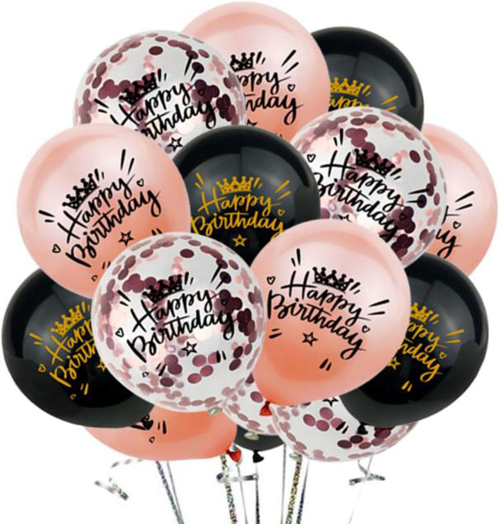 GU&SU Happy Birthday Latex printed balloon Birthday party decorations balloon
