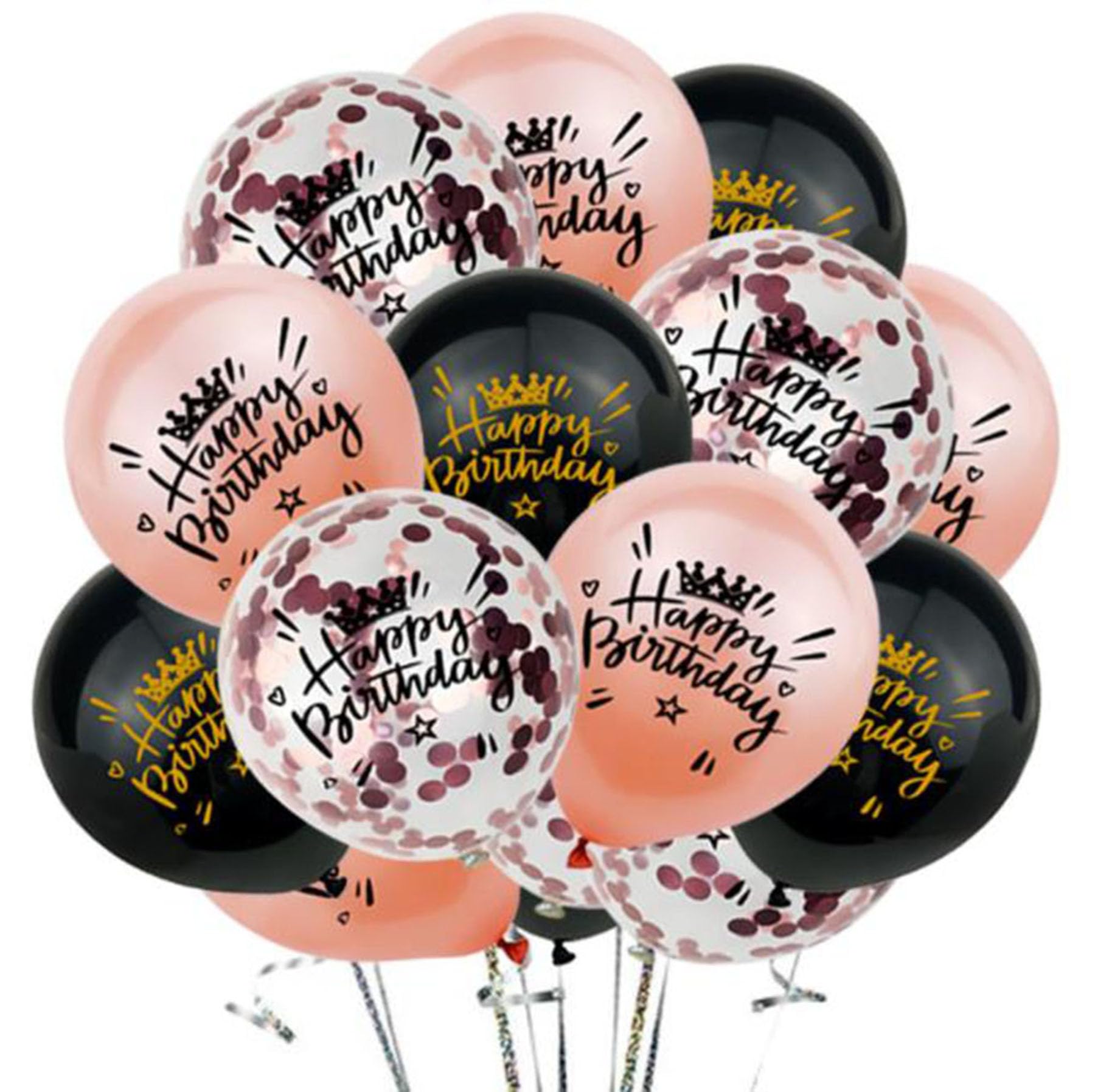 GU&SU Happy Birthday Latex printed balloon Birthday party decorations balloon