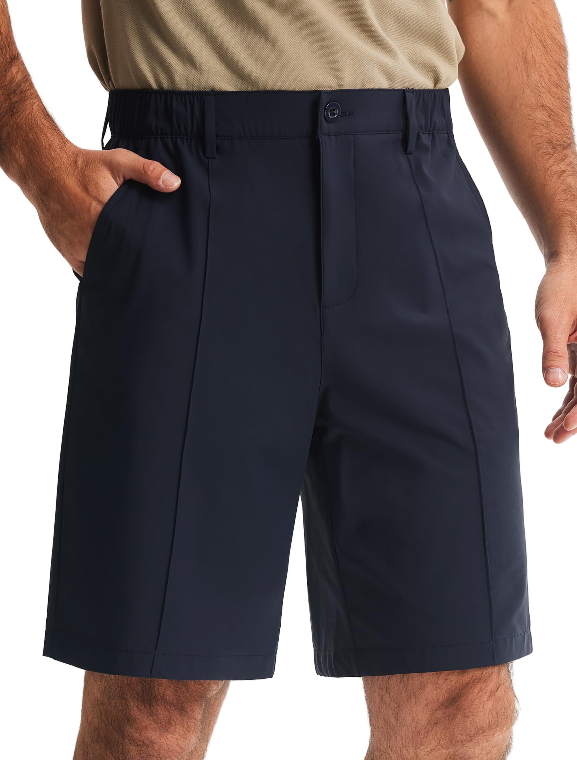 Libin Mens Classic Fit 9 Golf Shorts All Day Comfy Casual Shorts Quick Dry Lightweight Dress Travel Summer