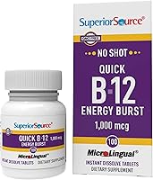 Vista 1 de Superior Source Ráfaga de energía rápida de vitamina B12 (100 tabletas)