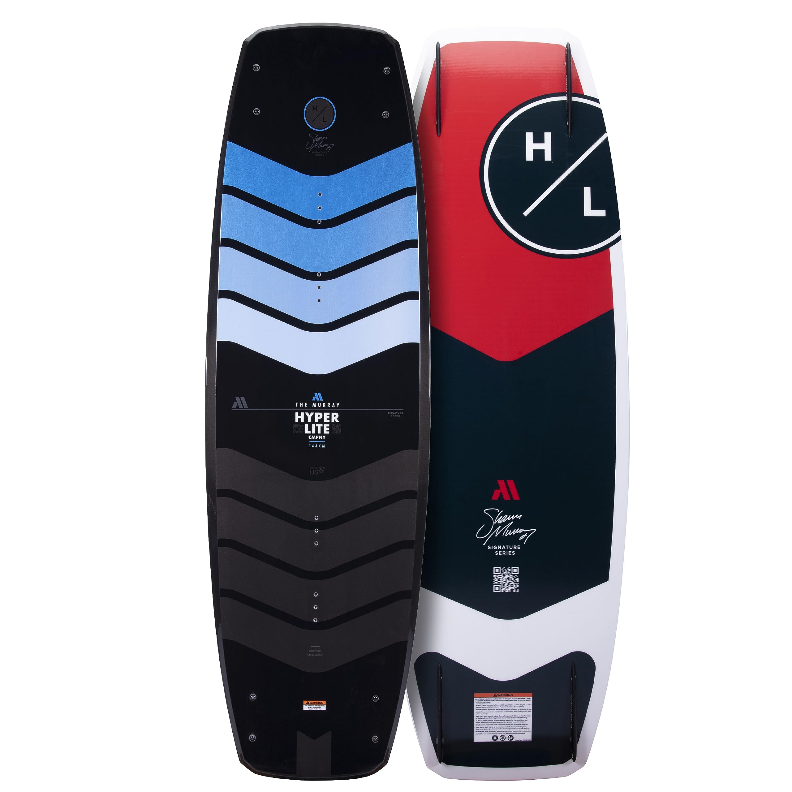 Hyperlite Murray Pro Wakeboard - Shaun Murray Signature Wakeboard - Perfect for Intermediate to Advanced Riders - Board and Fins Only