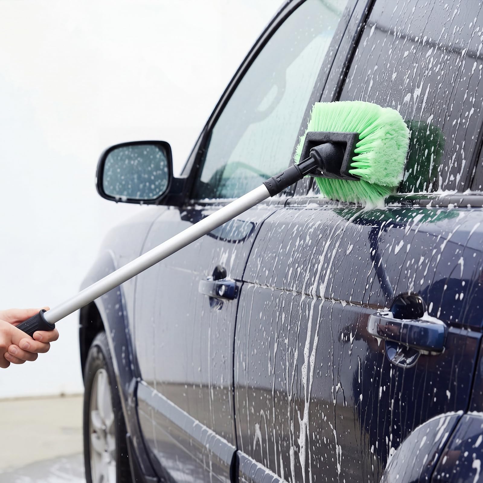 Vesici 8 cabezales de cepillo de lavado de coche con cerdas suaves para detalles, cepillo de limpieza exterior de automóviles, equipo de lavado para automóvil, camión, caravana, barco, cámper, 10