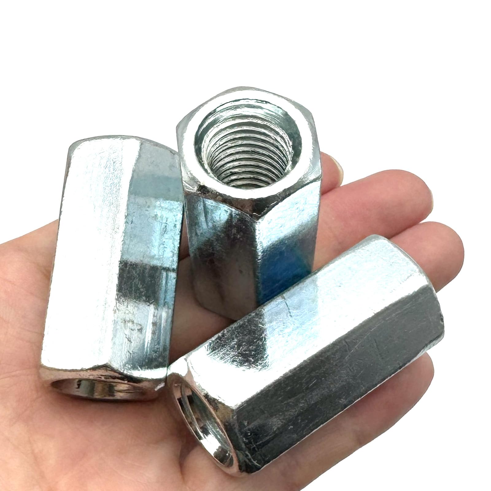 1/4"-20 Coupling Nuts - 20 Pack, Zinc Plated -14