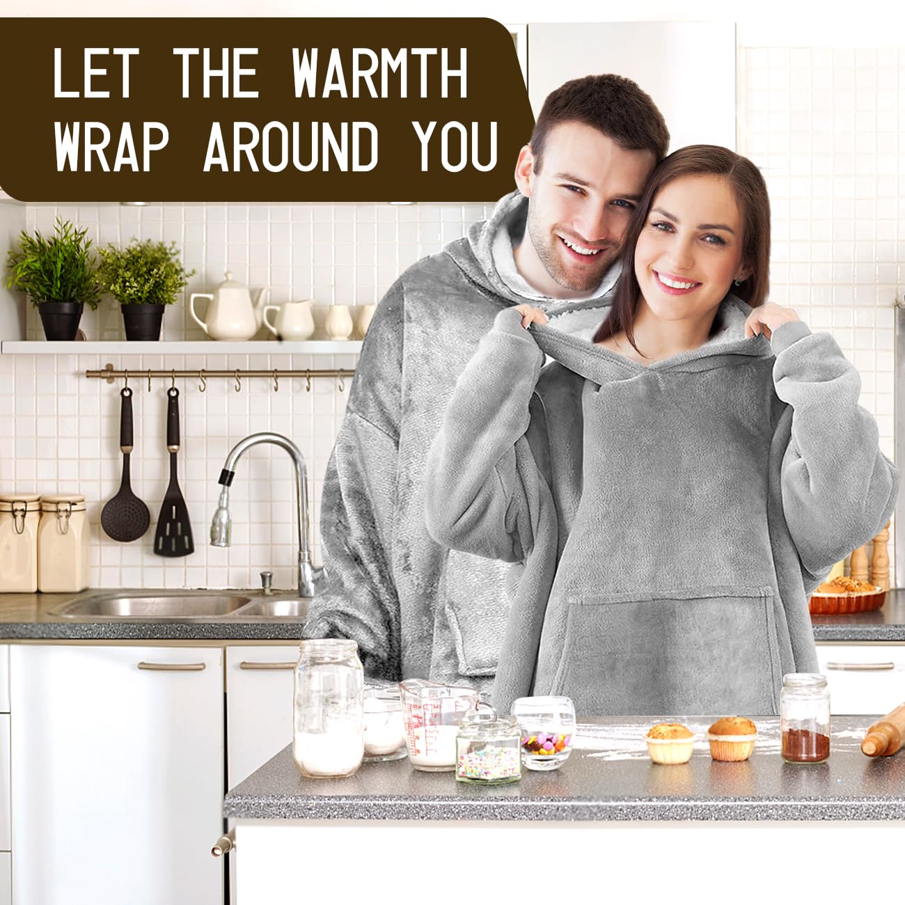 Manta de Sudadera Gigante con Capucha,Suave Sudadera con Capucha de Gran Tamaño,Manta con Capucha portátil con Bolsillo Frontal y Manga Larga,para Hombres,Mujeres,Adultos,Adolescentes