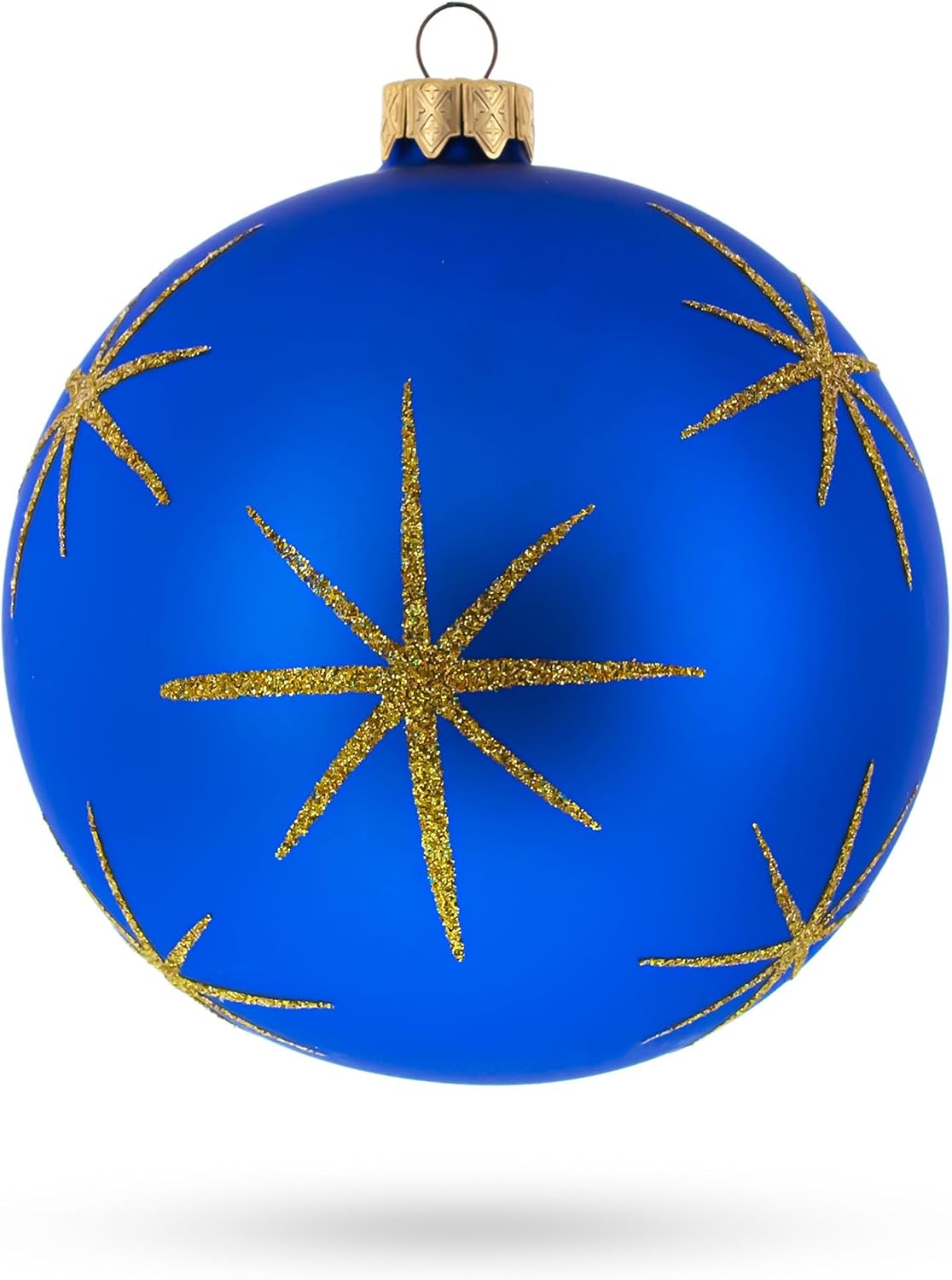 Ethereal Sunset Nativity Scene Glass Ball Christmas Ornament 4 Inches - Image 3