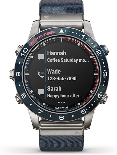 Miniatura 2 de Garmin MARQ Captain, Men's Luxury Tool Watch with Advanced Nautical Features, Track Wind Speed, Direction, Temperature and Tide Information