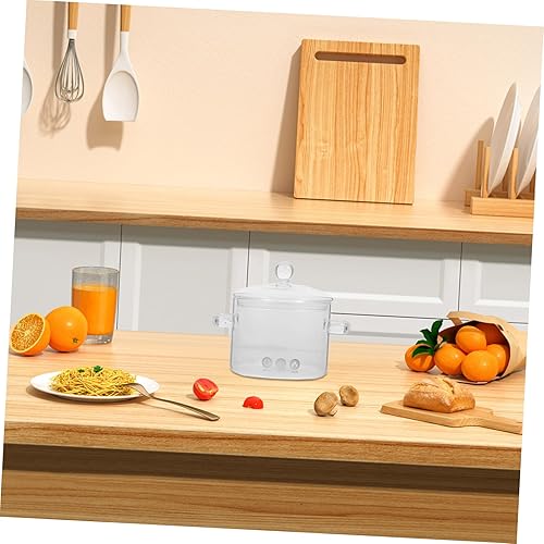 Miniatura 6 de GANAZONO Olla de vidrio para estofado de vidrio, tapa de olla de cocción grande, cubierta de cacerola de vidrio de borosilicato alto para cocina