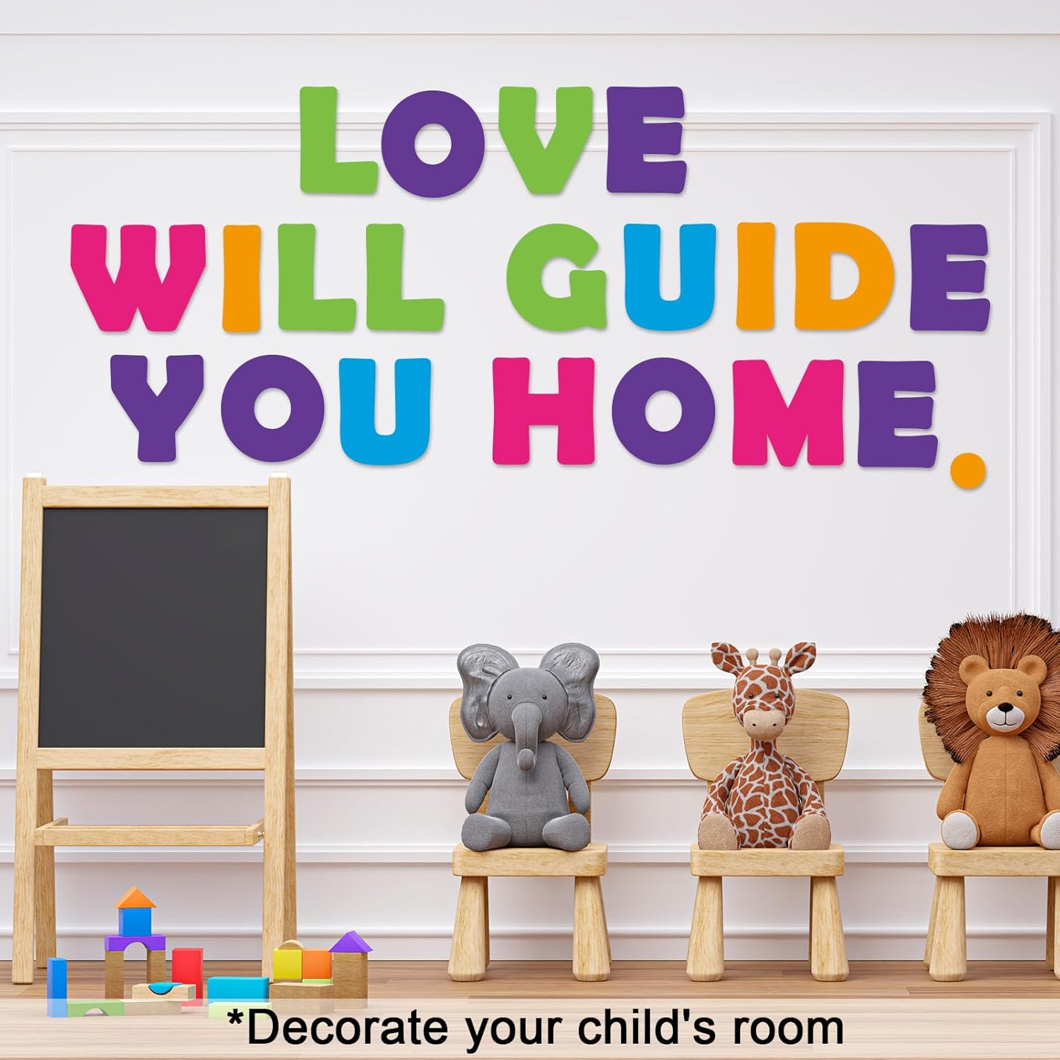 300 PCS Large 7" Font Letters and Punctuation Set, Colorful Classroom Alphabet Cutout for Bulletin Board Display Home School, A Great Helper to Inspire Students' Learning Interest