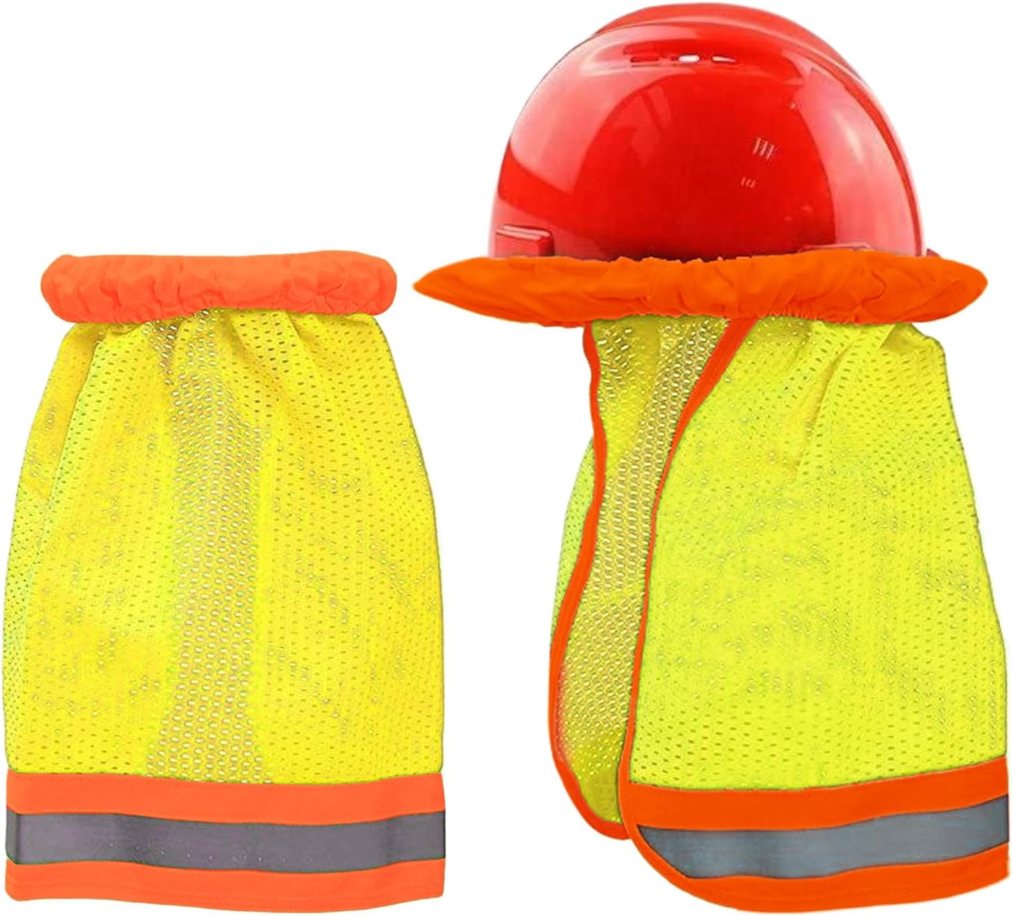 Hard Hat Sun Visor, Hard Hat Sun Visor Neck Shade - Adjustable Neck Cover UV Protection Shield Helmet Accessories for Climbing Construction Gardening