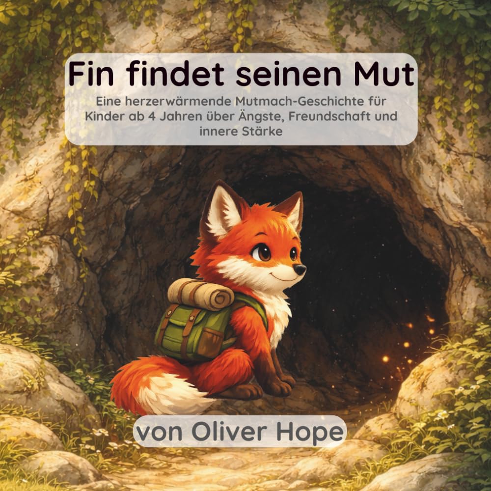 Fin findet seinen Mut: Eine herzerwärmende Mutmach Geschichte für Kinder ab 4 Jahren über Ängste, Freundschaft und innere Stärke (Die kleinen Finn Geschichten)