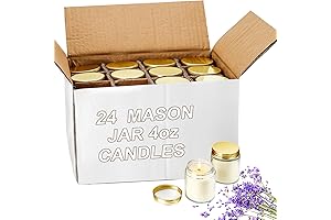 Lounsweer Bulk Candles: Exquisite Mini Mason Jar Favors for Unforgettable Occasions