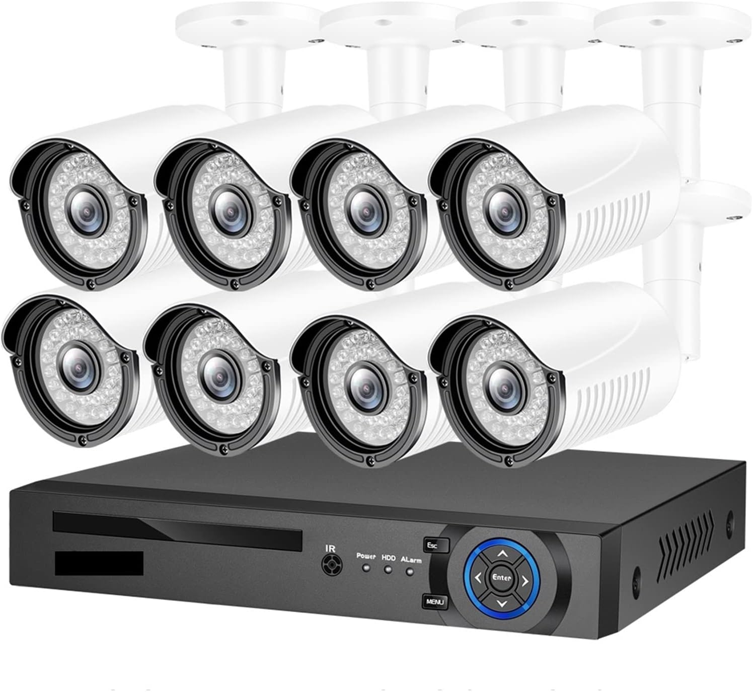 Wireless Security Camera System 4K 8MP Security Camera System Kit H.265