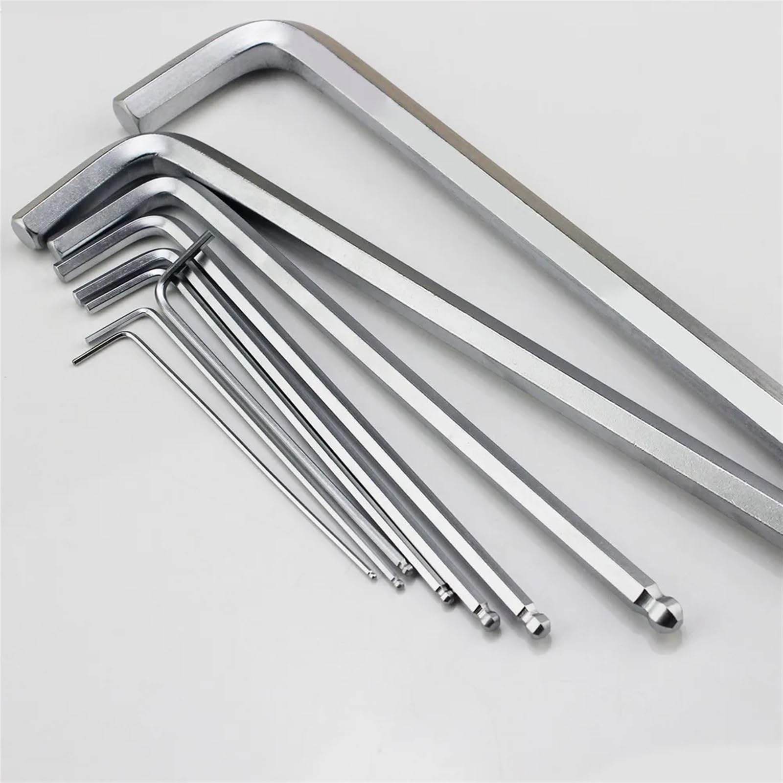 Llave Hexagonal En L Cabeza Plana Llave hexagonal de brazo largo con punta de bola Allen en forma de L, llave Allen métrica, 1 ud. Llaves Hexagonales (Size : 22mm)