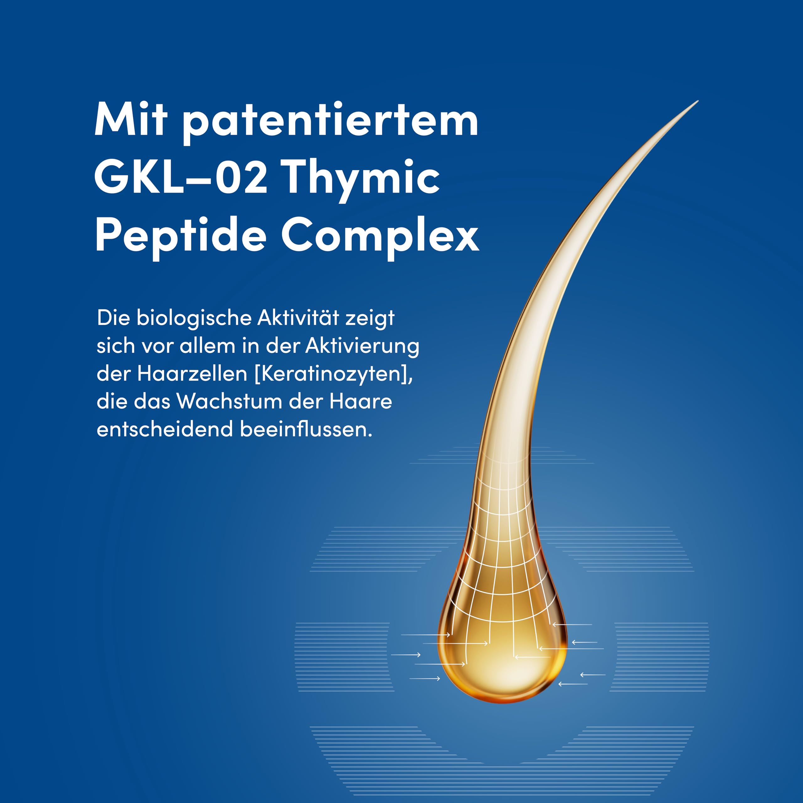 THYMUSKIN Sensitive Serum Gel (1 x 200 ml) | Serum zur Anwendung bei diffusem Haarausfall und kleinen, kahlen Stellen. Stimuliert den Haarwuchs