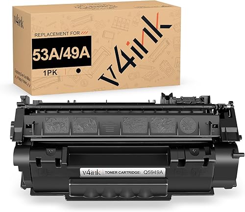 v4ink Cartucho de tóner compatible 49A 53A para HP Q5949A Q7553A para uso con impresora HP 1320 1320n P2015dn P2015 P2015n 3390 3392 1160 P2014 disponible en Yaxa Peru