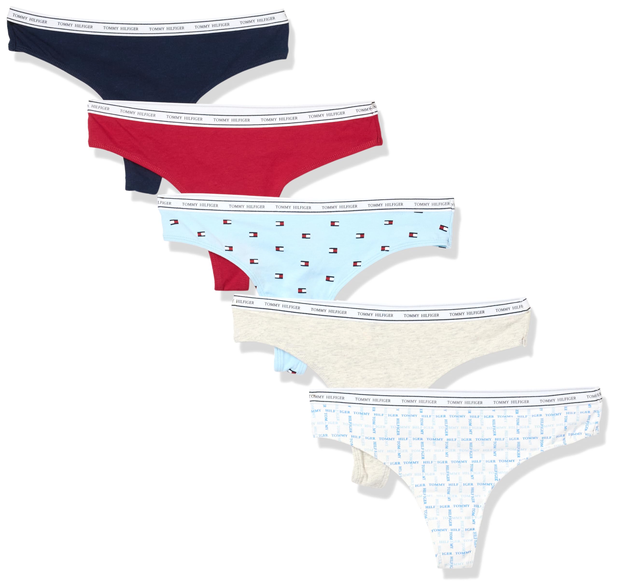 Tommy Hilfiger Womens Cotton Thong Underwear