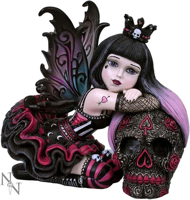 Nemesis Now Lolita Fairy Figurine, Black, 12cm