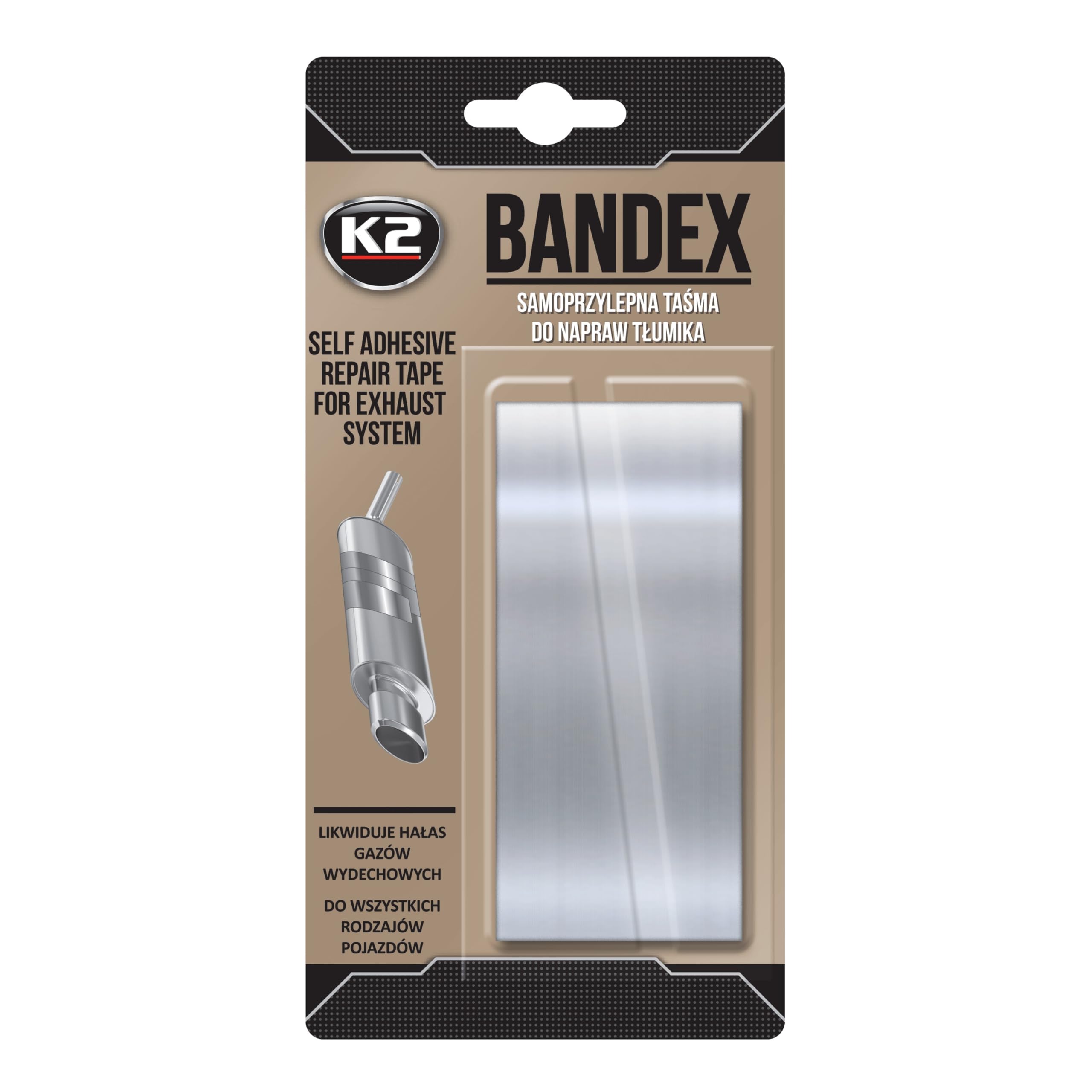 K2 BANDEX EXHOUST SYSTEM ADHESIVE REPAIR TAPE B305 5CM/100CM Repair Tape
