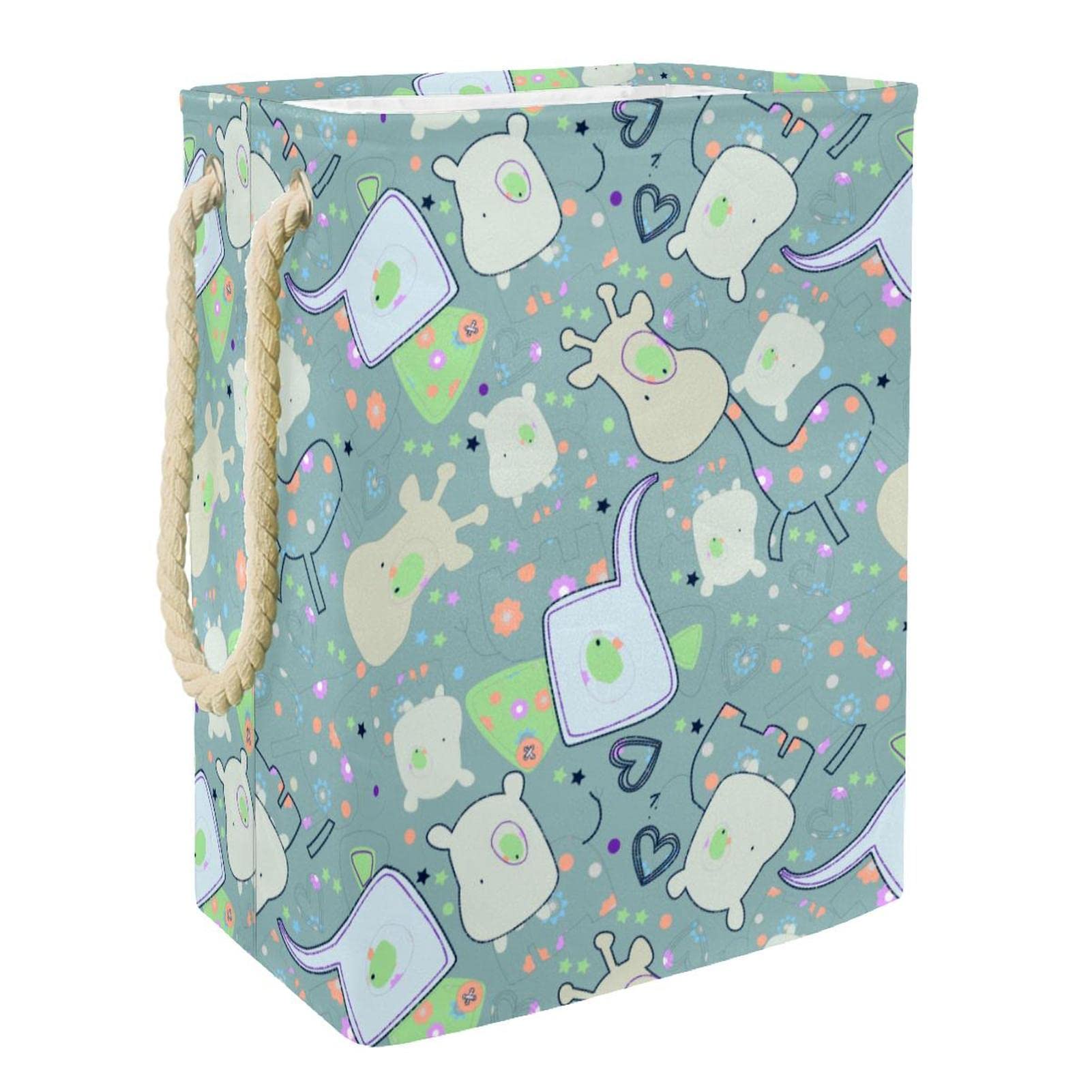 Panier à linge personnalisé avec poignées pour ranger chambre enfant