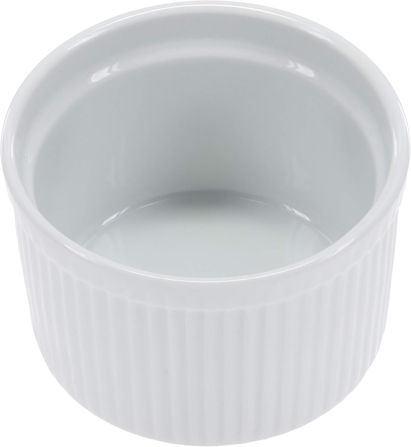 BIA Cordon Bleu Classic 10-Ounce Tall Souffle Dish, Set of 4, White
