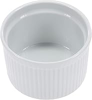 Vista 2 de BIA Cordon Bleu Classic - Plato de soufflé alto de 10 onzas, juego de 4, color blanco