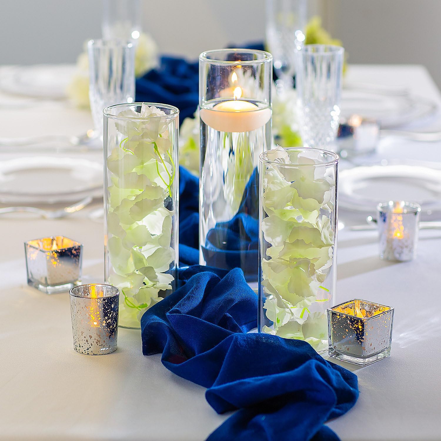 Fun Express Winter Wedding Navy Centerpiece Kit 48 Pc