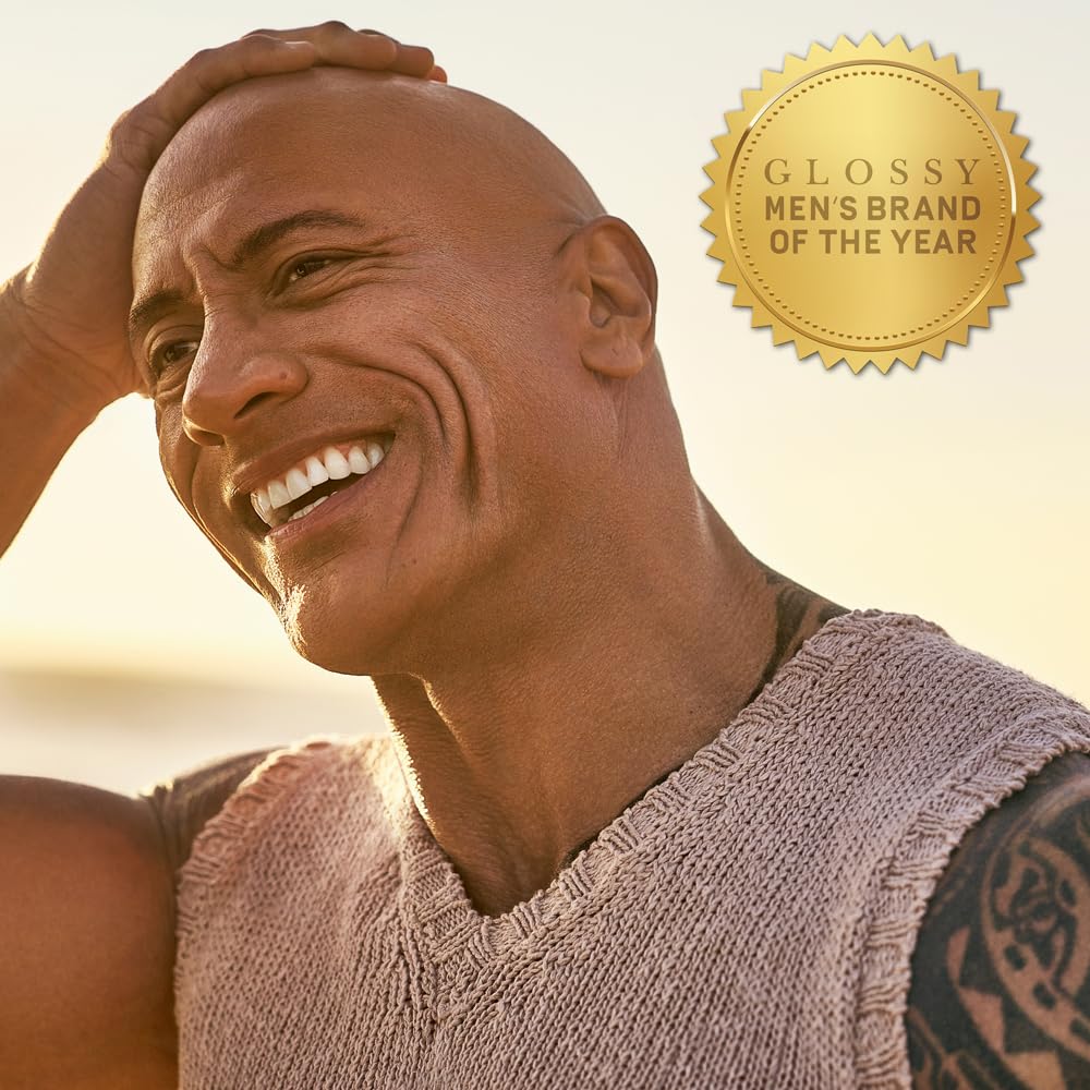 PAPATUI by Dwayne Johnson Refreshing Exfoliating Body Wash for Men | Hydrating & Made with Coconut Oil | Sandalwood Suede | 28 oz (Pack of 3)