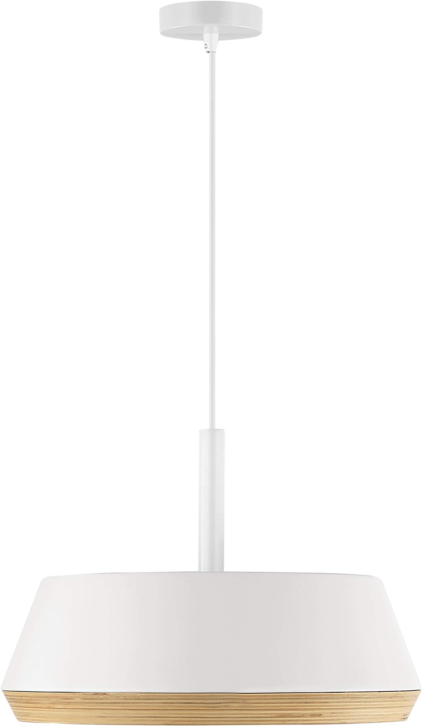 Light Society LS-C403-WHI Sela Pendant Light, Matte White