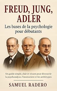 Freud, Jung, Adler : Les bases de la psychologie pour débutants: Un guide simple, clair et vivant pour découvrir la psychanalyse, l’inconscient et les archétypes